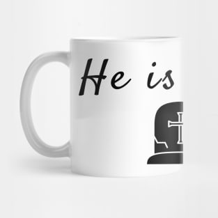 He Is Risen Cool Inspirational Easter Christian Mug
